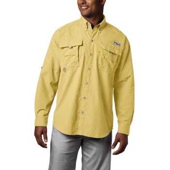 Columbia PFG Bahama II Long Sleeve Big, Camisa Naranjas Para Hombre | 563479-KJH